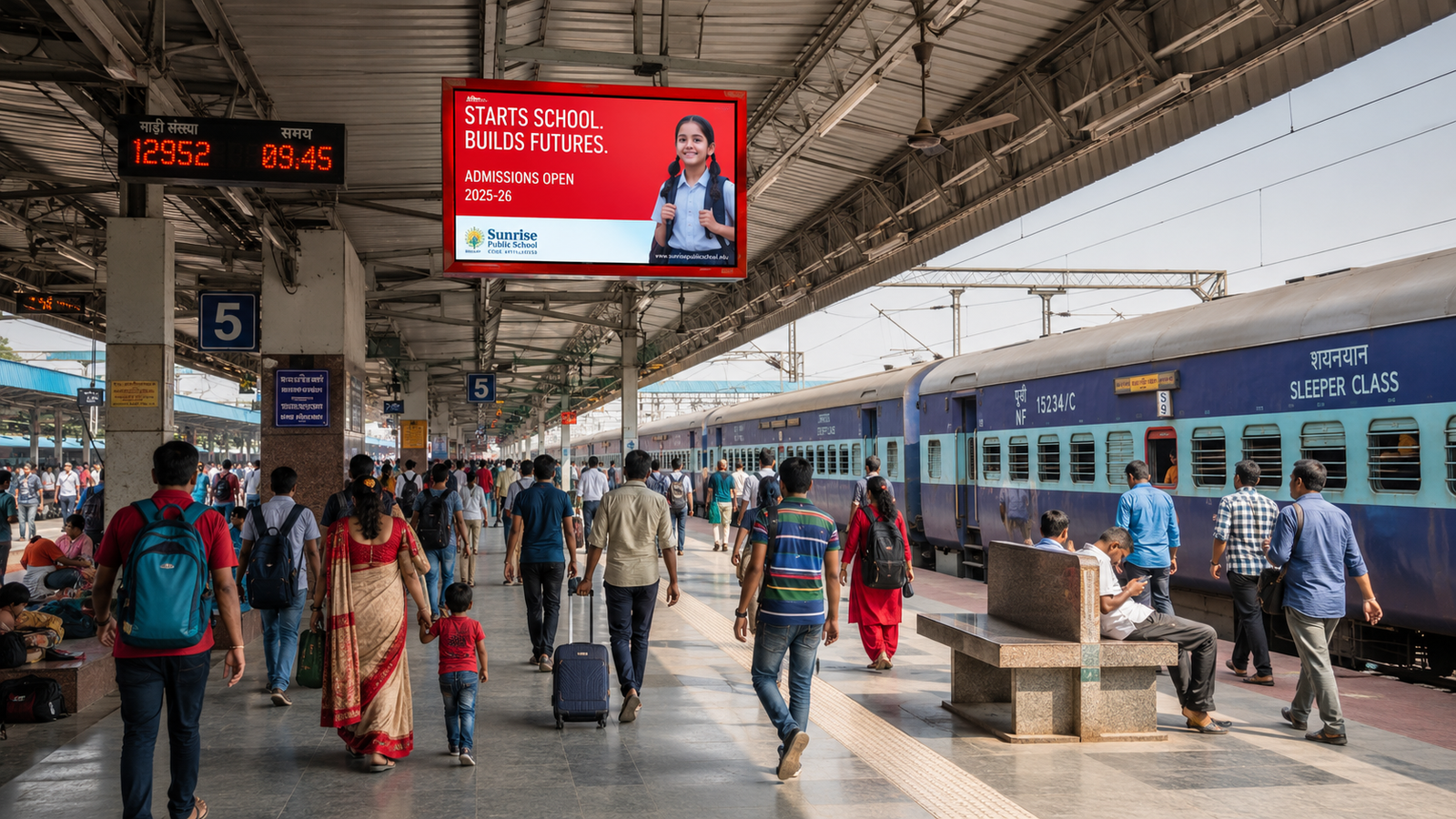 Railway Concourse Displays